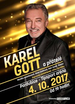 Karel Gott Pardubice 2017
